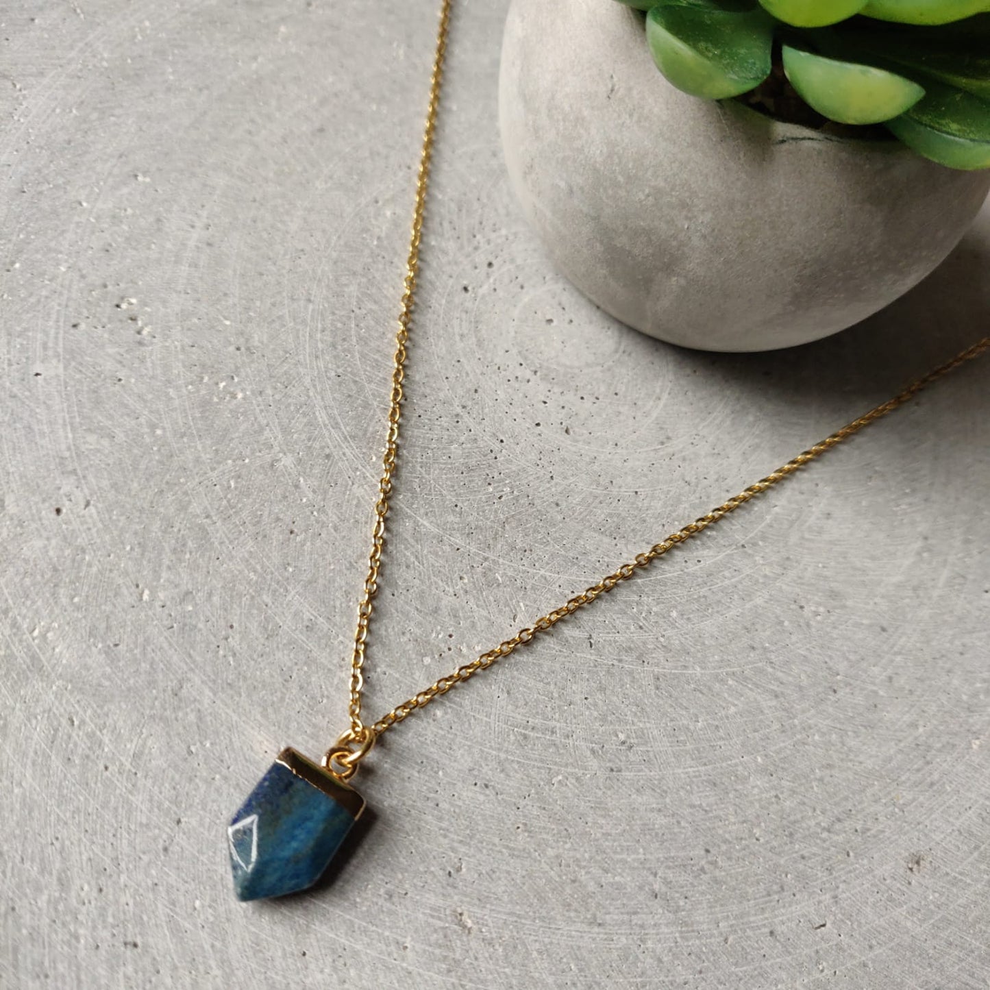Lapis Lazuli Crystal Necklace