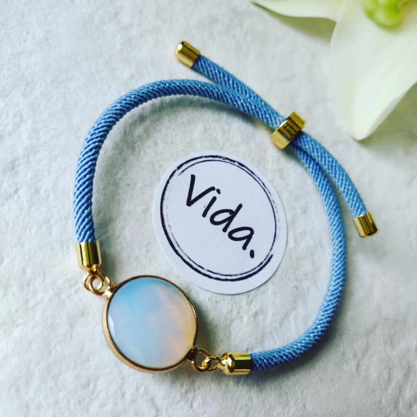 Opalite Adjustable Cord Bracelet