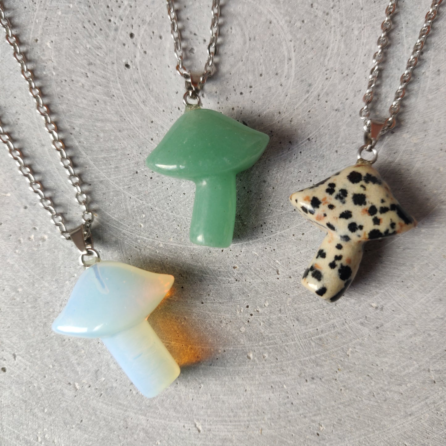 Crystal Mushroom Necklace