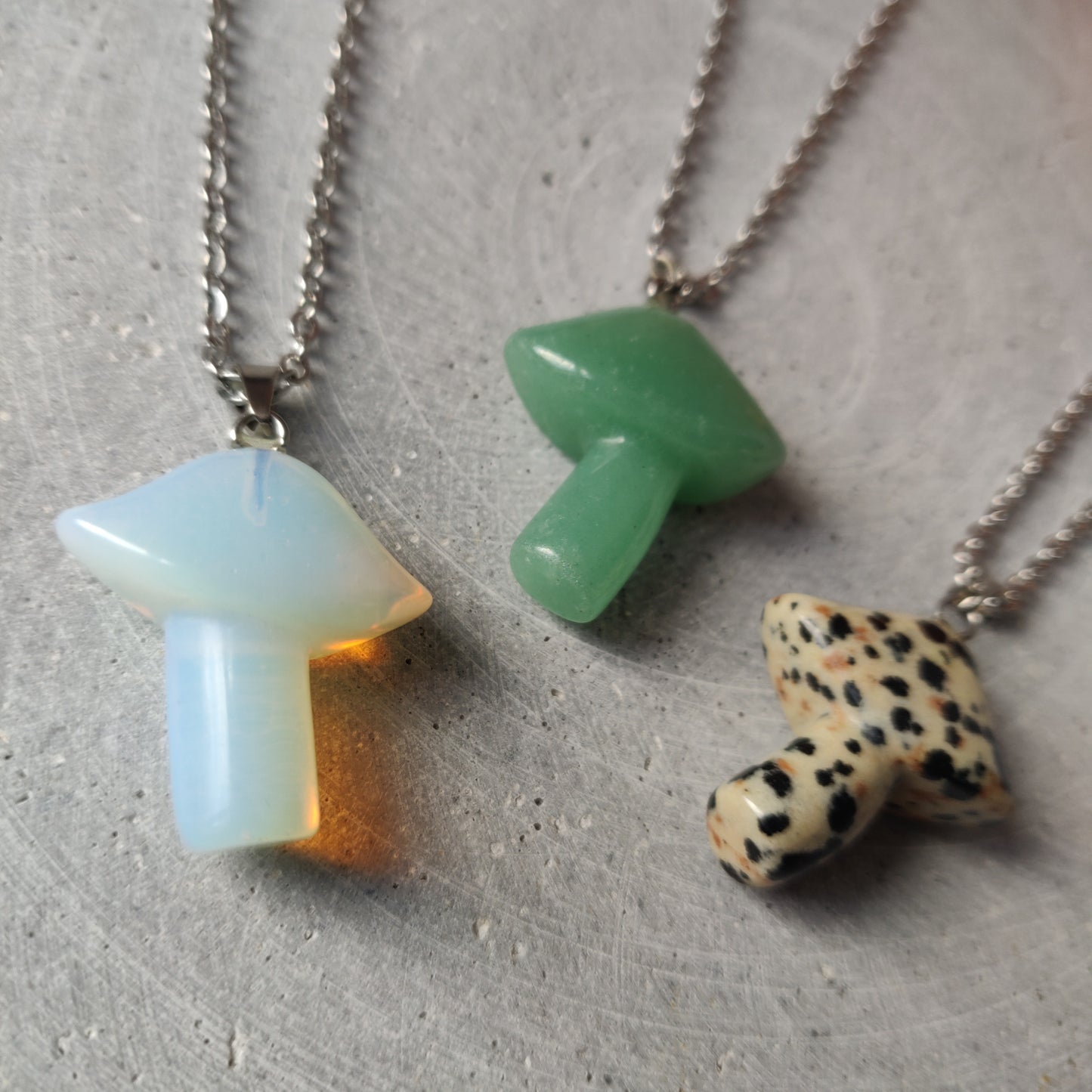 Crystal Mushroom Necklace