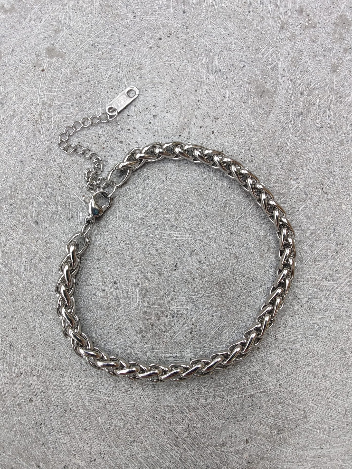 Wheat Chain Stainless Steel Bracelet