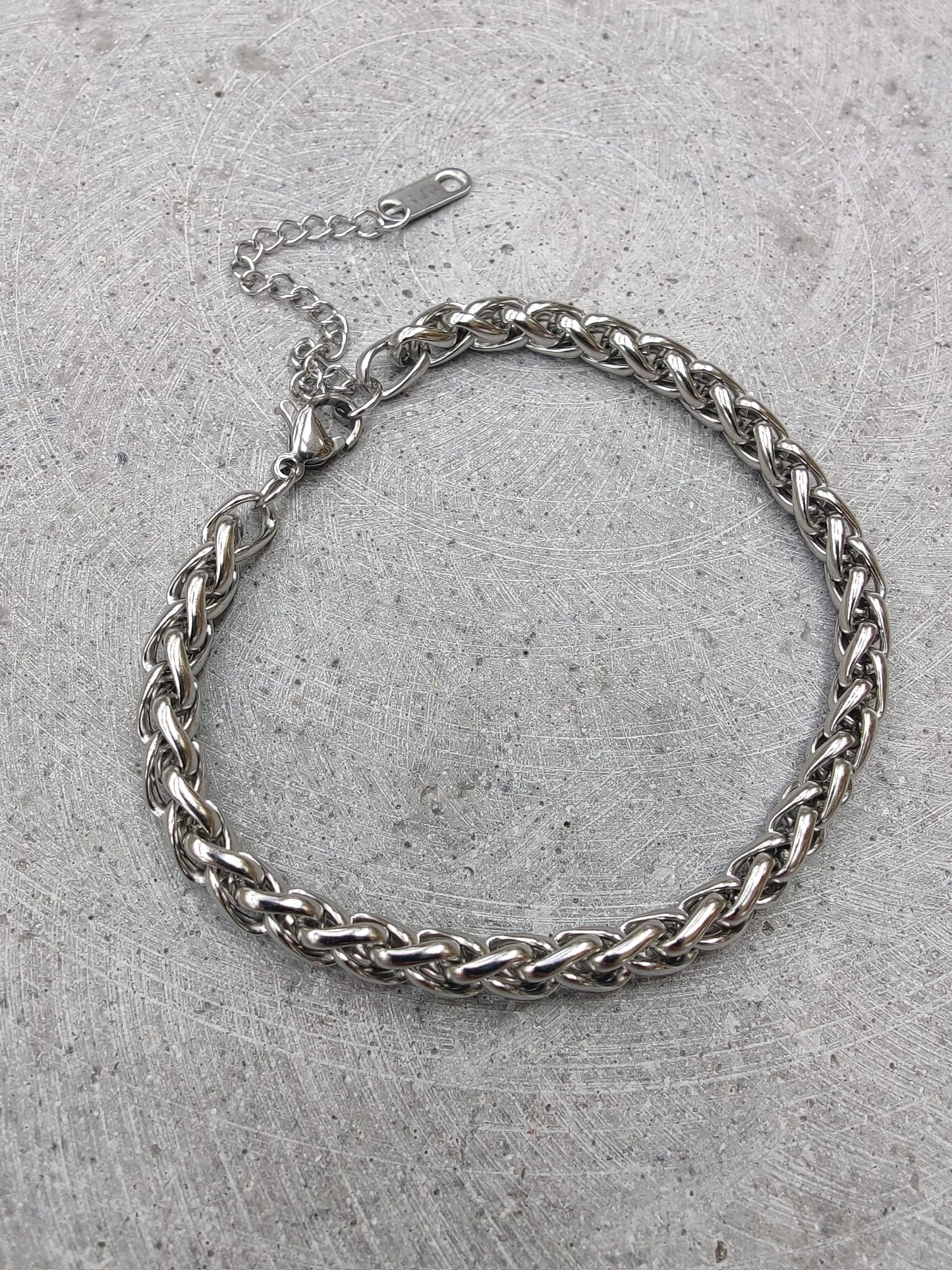 Wheat Chain Stainless Steel Bracelet