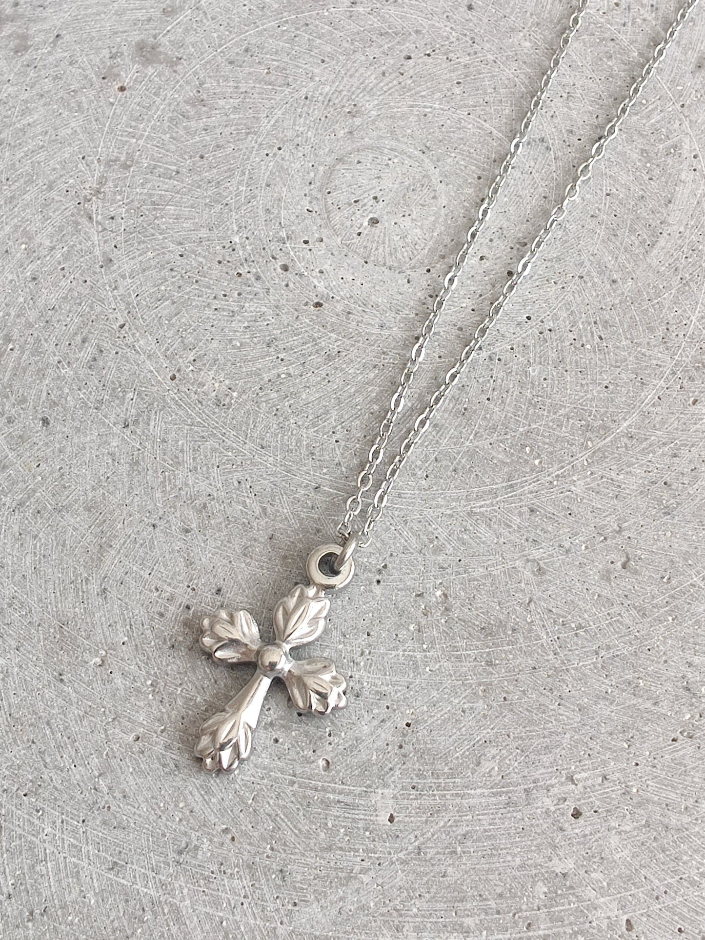Cross Pendent Stainless Steel Necklace