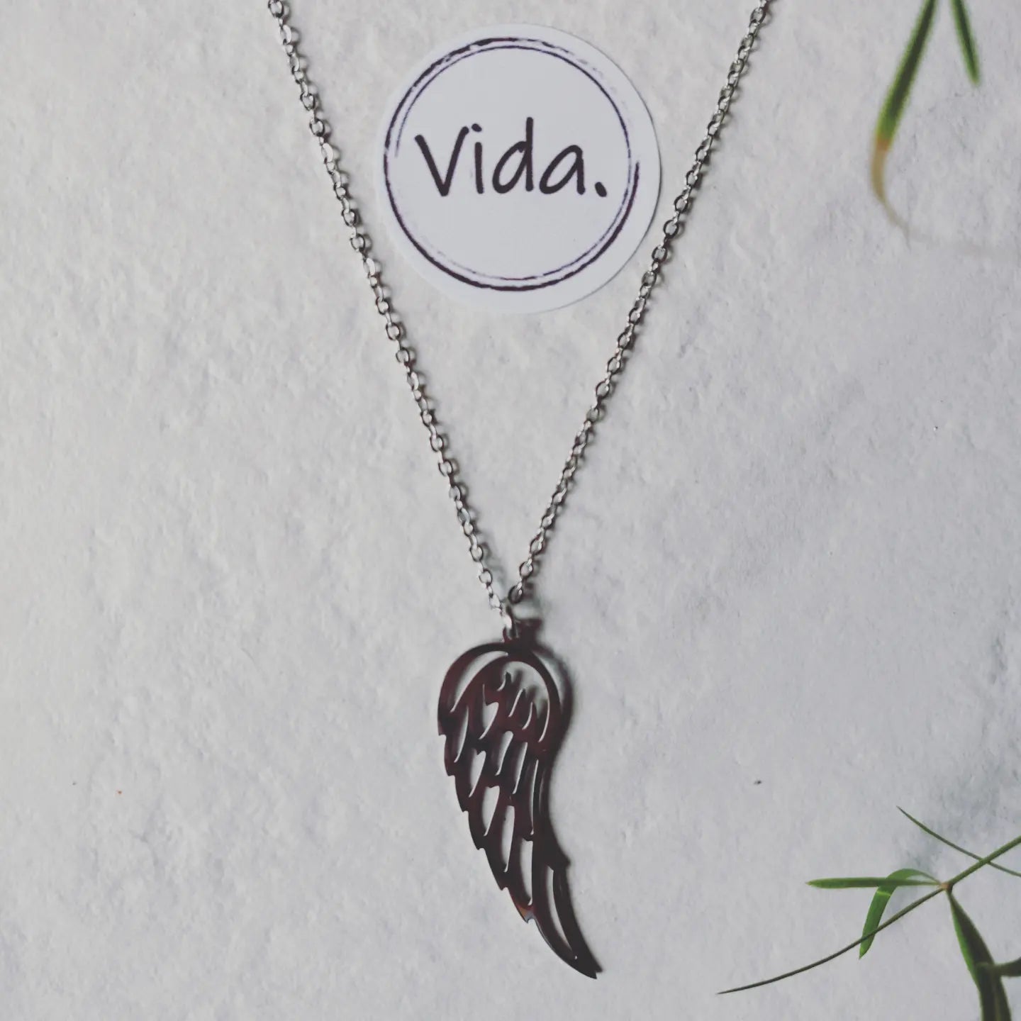 Stainless Steel Wing Necklace
