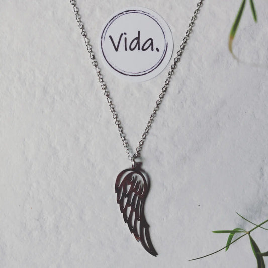 Stainless Steel Wing Necklace